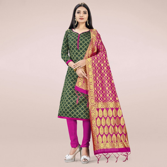 https://www.facemarshal.com/products/green-pink-unstitched-dress-material