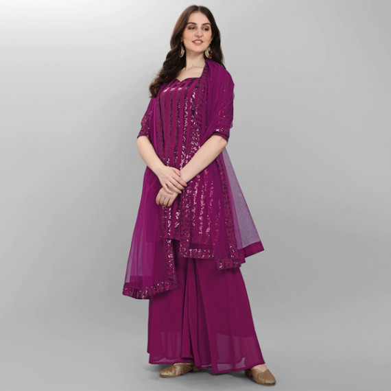 https://www.facemarshal.com/products/purple-embroidered-sequined-silk-georgette-semi-stitched-dress-material