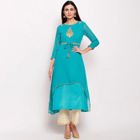 https://www.facemarshal.com/products/women-teal-embroidered-kurta