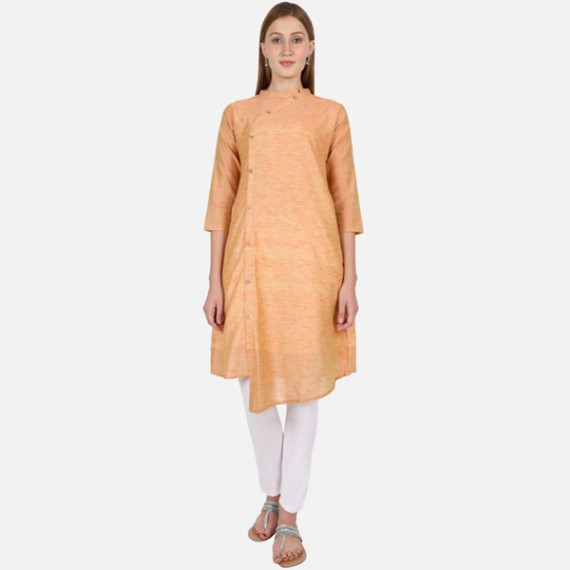 https://www.facemarshal.com/products/women-orange-solid-a-line-cotton-kurta