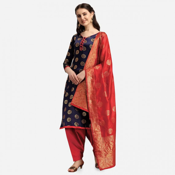 https://www.facemarshal.com/products/navy-blue-red-woven-design-banarasi-unstitched-dress-material