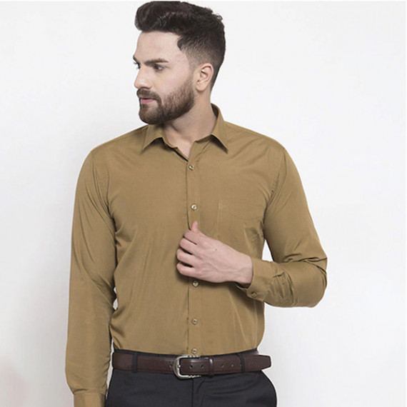 https://www.facemarshal.com/products/men-khaki-slim-fit-solid-formal-shirt