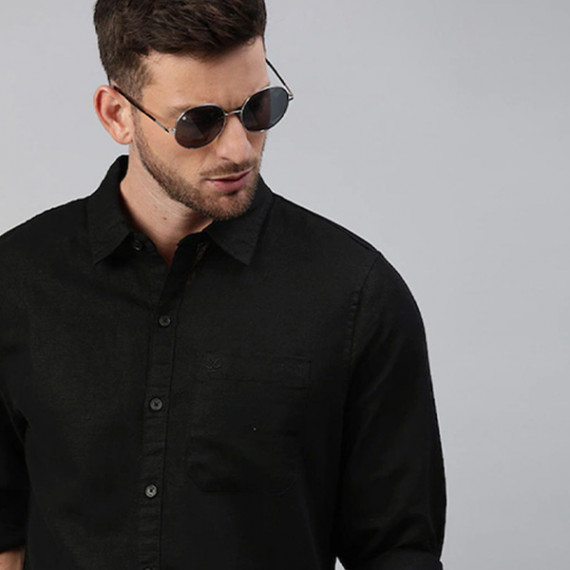 https://www.facemarshal.com/products/men-black-slim-fit-cotton-casual-shirt