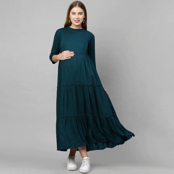 https://www.facemarshal.com/products/teal-green-maternity-maxi-nursing-dress