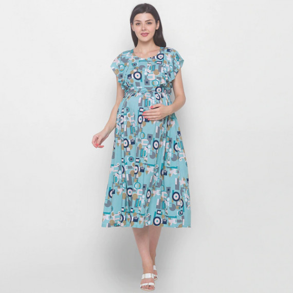 https://www.facemarshal.com/products/blue-floral-maternity-midi-dress