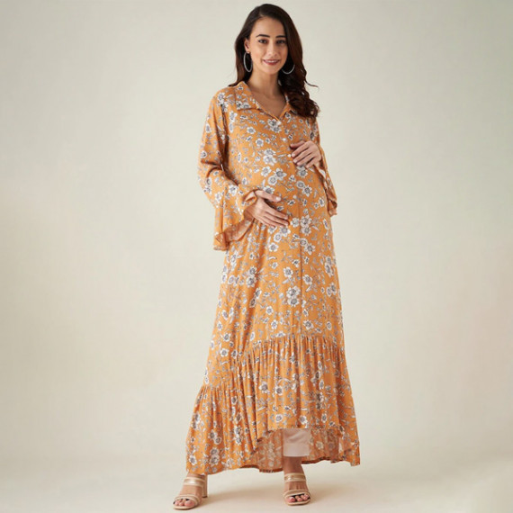 https://www.facemarshal.com/products/floral-maternity-shirt-maxi-dress
