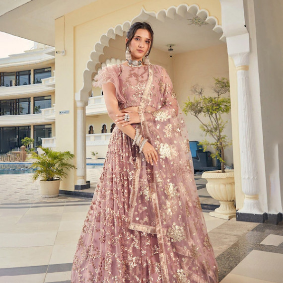 https://www.facemarshal.com/products/peach-coloured-gold-toned-embellished-sequinned-semi-stitched-lehenga-unstitched-blouse-with