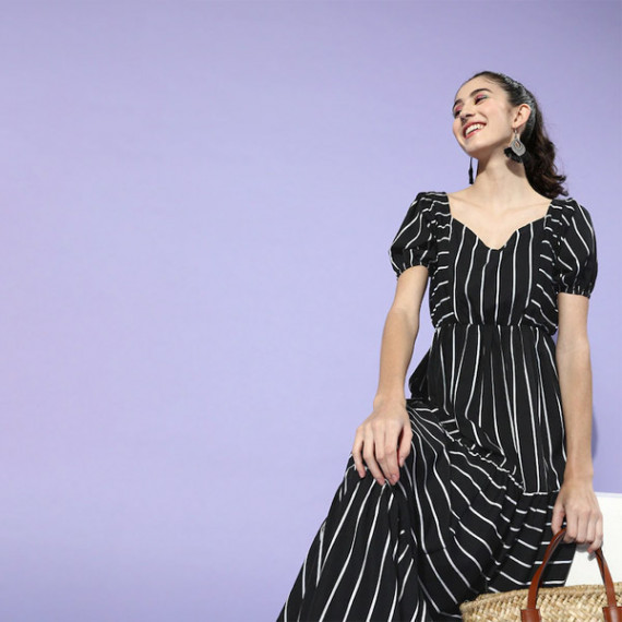 https://www.facemarshal.com/products/black-white-striped-crepe-maxi-dress